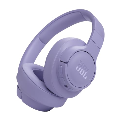 Image of JBL Tune 770NC Wireless Over Ear ANC Headphones with Mic, Upto 70 Hrs Playtime, Speedcharge, Google Fast Pair, Dual Pairing, BT 5.3 LE Audio, Customize on Headphones App (Purple)