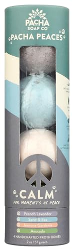 PACHA SOAP Pacha Peaces Froth Bomb Variety Pack, 8 OZ