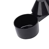 Generic Coffee Measuring Spoon, 2 Tablespoon Capacity No Spill Pouring Reusable Food Grade Protein Scoop with Funnel & Built in Leveler for Ground Coffee, Protein Powder, Tea (Black) - Image 7