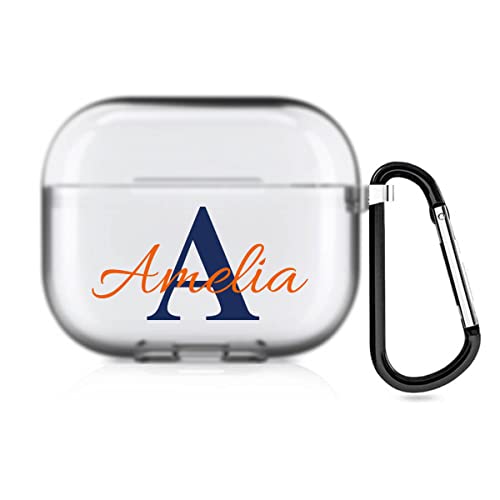 Ya en manzanajugosa.com: Funda personalizada de 2 lados para AirPods de Apple de 3ª generación, funda protectora de TPU suave con tu nombre y foto, funda de regalo personalizada con llavero (semitransparente)