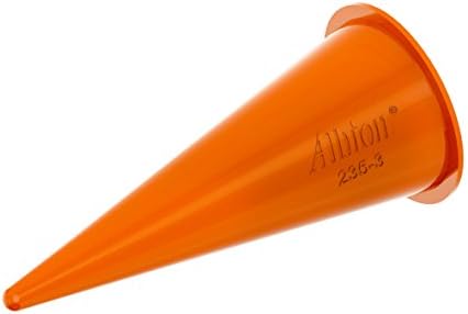 Albion Engineering Company 235-3(25 Pack) Cone Nozzle for Albion Professional Line Caulking Guns, Orange, Pack of 25