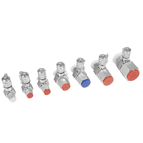 Tees hydrauliques pivotants JIC37 lot de 7 pièces haute pression