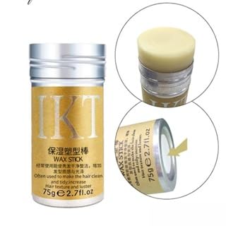 Pomada IKT Cera Modeladora Bastão Natural 75g Wax Stick,Bastão De Cera De Cabelo Para Perucas, Cabel