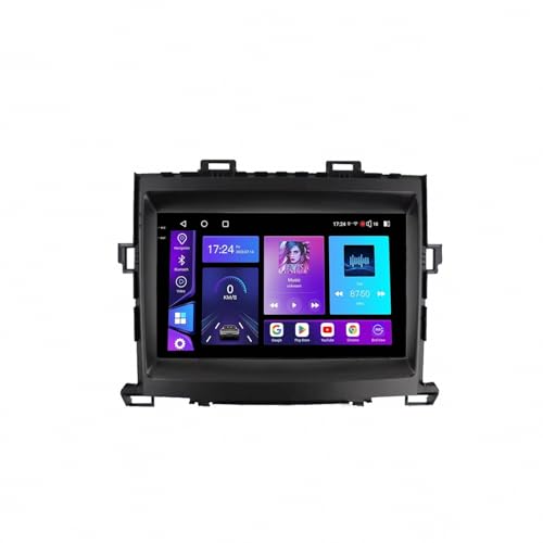 Radio coche 2 DIN para Toyota Alphard 2008-2014 con Bluetooth, Android Auto y 32GB de memoria