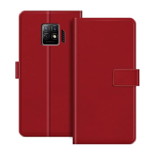 ESACMOT ���U�[�E�H���b�g�P�[�X ZTE Nubia Red Magic 7 Pro �Ƃ̌݊������� �J�[�h�z���_�[���X�^���h�t���蒠�^�P�[�X�A�}�O�l�b�g���J�A�ϏՌ��t�H���I�A�J���t���ȃf�U�C�� (��)