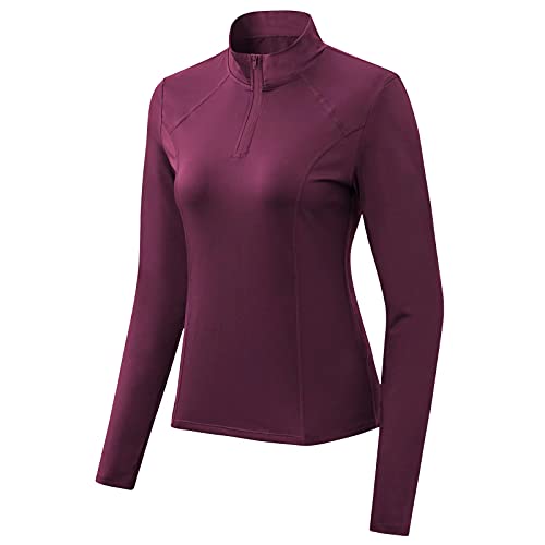 Sillictor Damen Laufshirt mit halbem Reißverschluss Cover