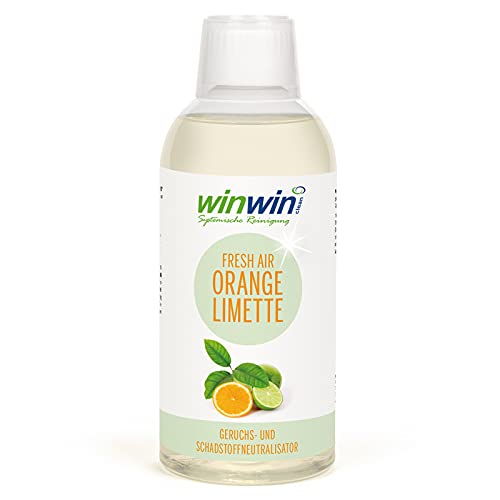 winwinCLEAN - fresh AIR LUFTREINIGUNGS-KONZENTRAT 'ORANGE-LIMETTE' 500ml - I Viel mehr als ein herkömmlicher 'Raumluftverbesserer' I EINFÜHRUNGSANGEBOT I €45,80/L