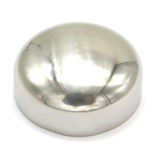 57mm O/D 304 Stainless Steel Hygiene Grade Welding End Cap Pipe Fitting
