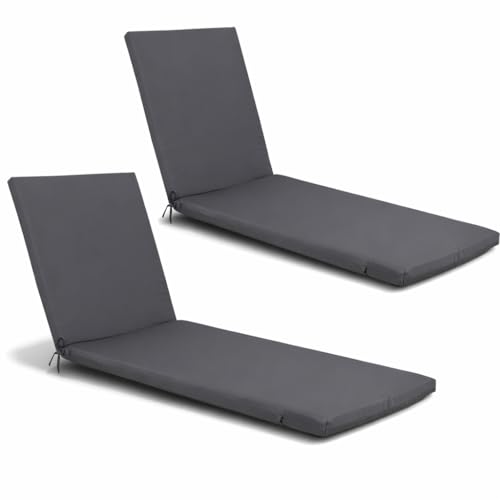 Stylish Waterproof Chaise Lounge Cushion Set