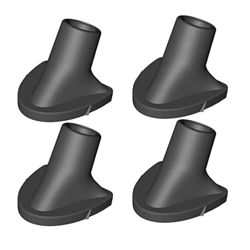 FengQingHuaGG 4 unids Golf Bag Stand Reemplazo Goma Pies,Universal Golf Bag Accesorios, Negro