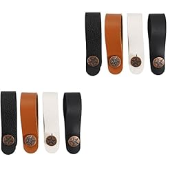 Milisten 8 Pièces Accessoires Guitare Électrique Cuir Pour Bouton Guitares Sangles Serrures Crochet Put-Tie Cou Vintage… - Les Beatles, Paul McCartney, John Lennon, RIngo Starr, George Harrison