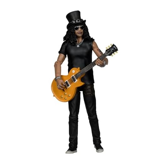 McFarlane Toys - Music Maniacs Rock Slash - Figura de acción de 6 Pulgadas
