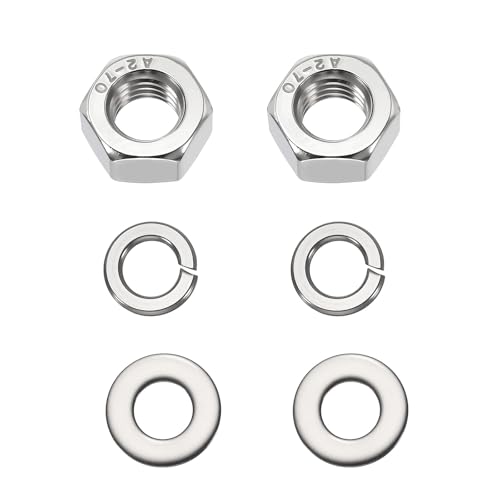 Écrous hexagonaux M12 en acier inoxydable pour éliminer le jeu des vibrations