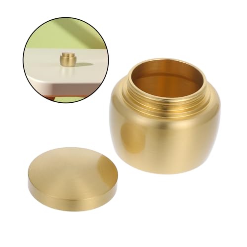 HOLIDYOYO Copper Incense Powder Storage Container Portable Mini Tea Canister with Sealed Lid for Tea Leaves Spices Candy and Home Organization by HOLIDYOYO - Used condition - Image 8