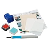 新日本造形 簡単ハンコづくり ゴム印くんハッピーセット(三角刀付)