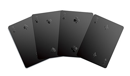 Gent Supply Black Waterproof Plastic Playing Cards - Day of The Dead