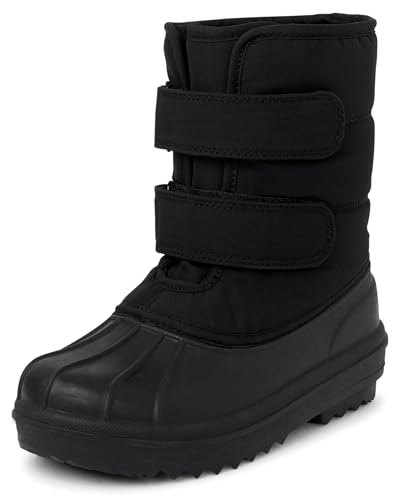The Children's Place,Boys Faux Fur Trim Winter Snow Boot,Big...