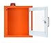 Wall-Mounted AED Cabinet, Defibrillator Storage Box with Key and Alarm, The Color is Bright, Allowing People Who Need It to Quickly Find It