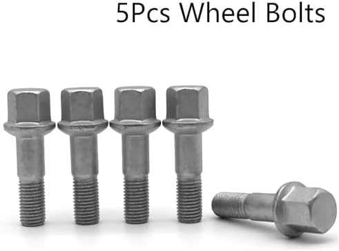 Car Trim Clips Car Wheel Lug Bolts Nuts M12X1.5 Truck Tyre Parts for Benz CL203 2001-2008 2007 2006 2005 2004 2003 for C209 2002-2009 2008 2007 2006 2005