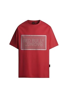 Red Bull Racing X Pepe Jeans RBR Mesh Film Logo tee Camiseta, Red (Mars Red), S para Hombre | Ya disponible en tu tienda friki favorita! En mundofriki.es!