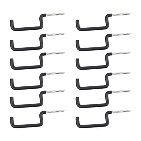 Archery Bow Hook Real Tree Stand Bow Hangers Bow Gear Holder Outdoor Hunting Accessory Black,10pcs Cover