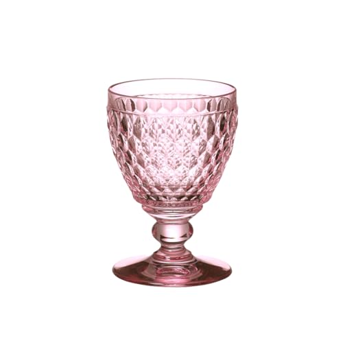 Villeroy & Boch Boston Coloured Copa de Vino Tinto Rose, 310 ml, Cristal, Rosa