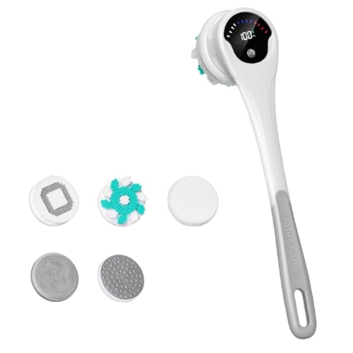 Brosse de bain électrique rotative pour un spa relaxant sous la douche