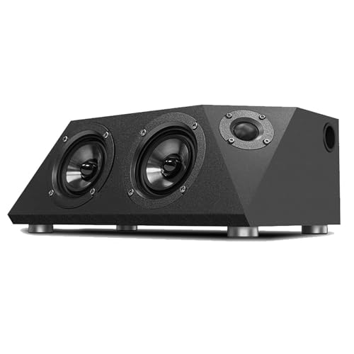 Altavoces De Estantería Bluetooth 5.1, Altavoces HiFi, Sistema De Sonido Envolvente Inalámbrico Bluetooth 5.1, Altavoces De Alta Potencia De 55W×2, Con Fibra Óptica, Disco U, Entrada AUX Y Coaxial