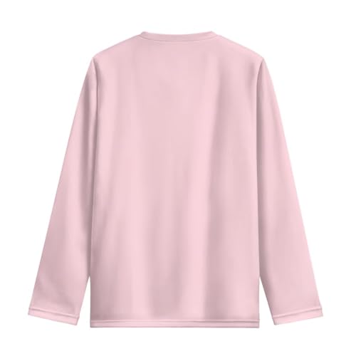 Image of Girls Basic Tee Shirts Outdoor Long Sleeve Shirt Winter Clothes Size 3-16 Top Fall Clothes Gift for Holiday