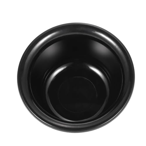 lasenersm 1 Piece Plastic Shaving Soap Bowl Shaving Soap Mug Bowl Shaving Bowl Shaving Foam Bowl Shaving Cream Bowl For Men, 3.46 x 1.65 Inches, Black - Thumbnail 2