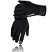keynoyin Outdoor Thin Cycling Gloves, Fishing Mountaineering Sports Running Gloves - Black - XL