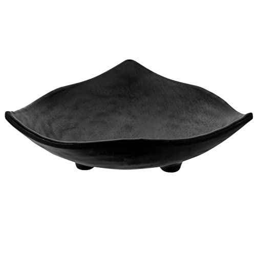 Plato decorativo para sushi LIFKOME Melamina negro miniatura 1