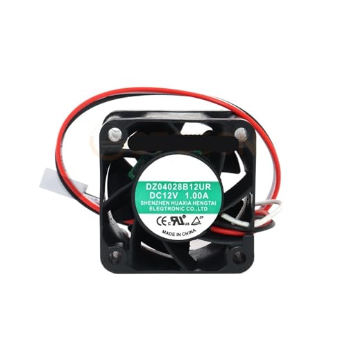RHFYBSQA Ventilador de refrigeración de 3 Cables, 4028, 40 x 40 x 28 mm, 12 V CC, 1 A