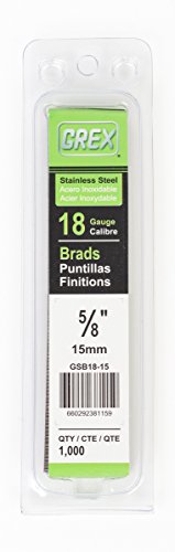 Grex Power Tools GSB18-15 18 Gauge Stainless Steel 5/8