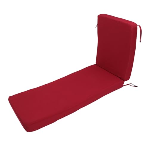 Coussin de chaise longue extérieur imperméable avec attaches