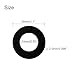 NACX M14 Carbon Steel Flat Washer, Black Oxidized 8.8 Grade, 14mm ID, 28mm OD, 2.5mm Thick, Metal Alloy Steel Fasteners for Mechanical Industry, 20Pcs