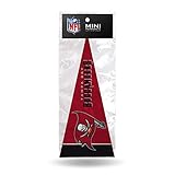 NFL Football Tampa Bay Buccaneers Primary 4' x 9' Felt Mini Pennant Team Set (Includes 8 Pieces)