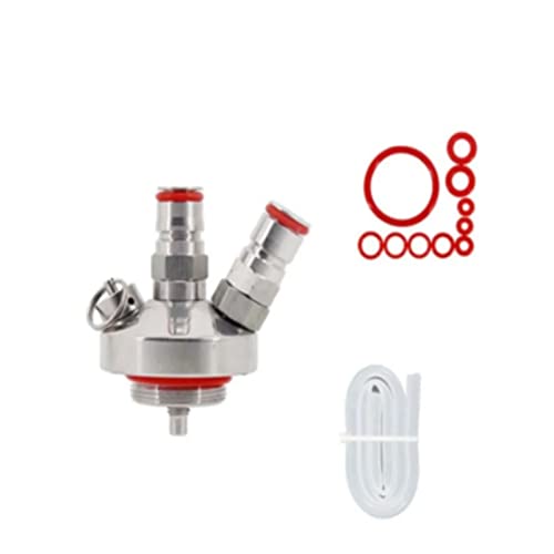 DGOINGPI barile da Birra Mini Keg Spear Mini Growler Tap Dispenser per la Raccolta di Picnic per Feste Produzione di Birra