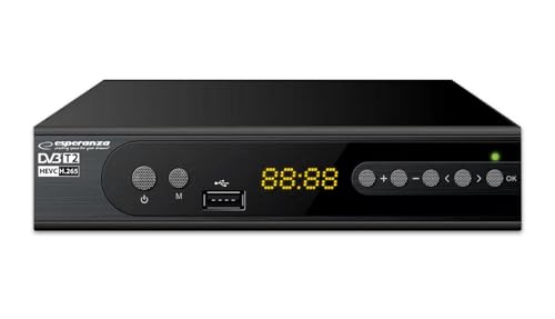 Câble décodeur TV noir Esperanza EV106R accessoire audio vidéo salon