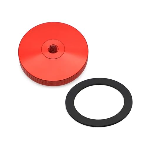 ZZQKSP Extended Run Fuel Cap W/Gasket fit for Honda EU3000IS Portable Generator EU6500IS EU7000IS 1/2-18THREADED Inlet Cover(Red)