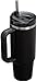 STANLEY Quencher H2.0 Tumbler with Handle and Straw 30 oz | Flowstate 3-Position Lid | Cup Holder Compatible for Travel | Insulated Stainless Steel Cup | BPA-Free | Black 2.0