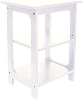 Aurotrice Bedside End Tables Console Sofa Table for Living Room Bedroom 21 x 16 x 12 Black