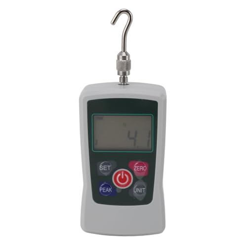 XHTLLO Digital Force Gauge, 50?500N Range High Accuracy Push and Pull Tester Meter, Built in Sensor Force Meter, Portable Push Pull Tension Tester