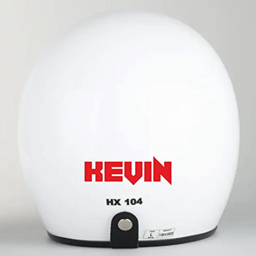 ADESIVI NOME PERSONALIZZATO BICI MOTO CASCO AUTO SCUOLA CASA decalcomanie tuning COD.C0017 (Rosso)