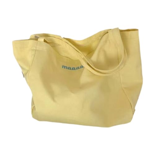 Sac shopping réutilisable jaune idéal pour le travail et les vacances