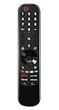 MR22GA substitui o controle remoto mágico inteligente com microfone, compatível com LG A2, G2, Z2, UQ70, UQ75, 75UQA Series LED 4K/8K UHD Smart webOS TV e UQ9000 série 85 QNED Mini-LED 4K UHD Smart