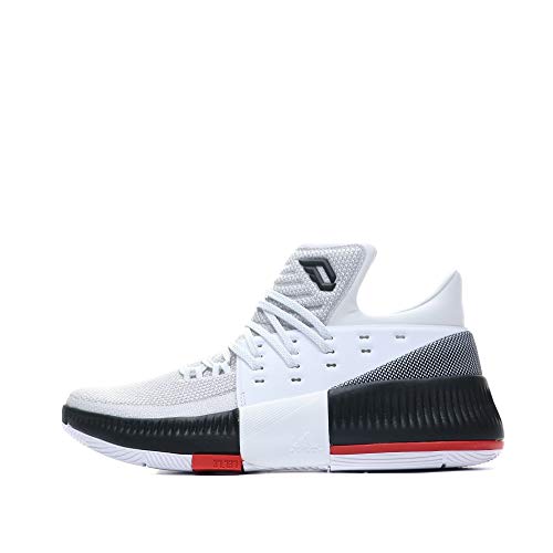Adidas D Lillard 3, Scarpe da Basket Uomo, Bianco