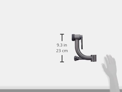 Diagram showing the dimensions of the SIRUI PH-20 Gimbal Head, with a height of 9.3 inches (23 cm)