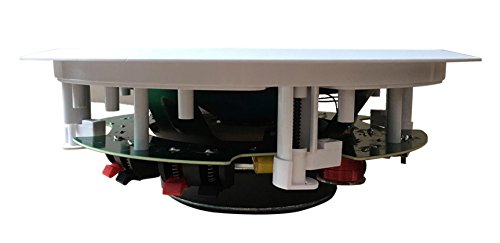 Image of 82S2C Silver Ticket in-Wall in-Ceiling Speaker with Pivoting Tweeter (2 Channel Stereo 8 Inch in-Ceiling) 11 Inch Overall Size