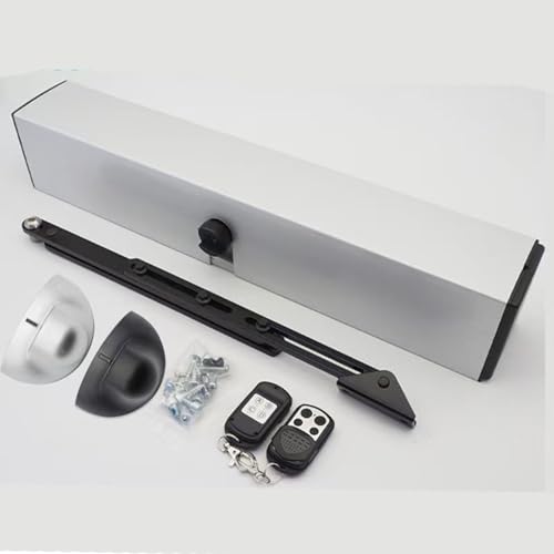 Zoienu Automatic Door Opener Kit, Electric Gate Opener with Remote Control, Human Detection Sensor, Automatic Handicap Swing Door Operator Opener Closer Set (for Push Door)